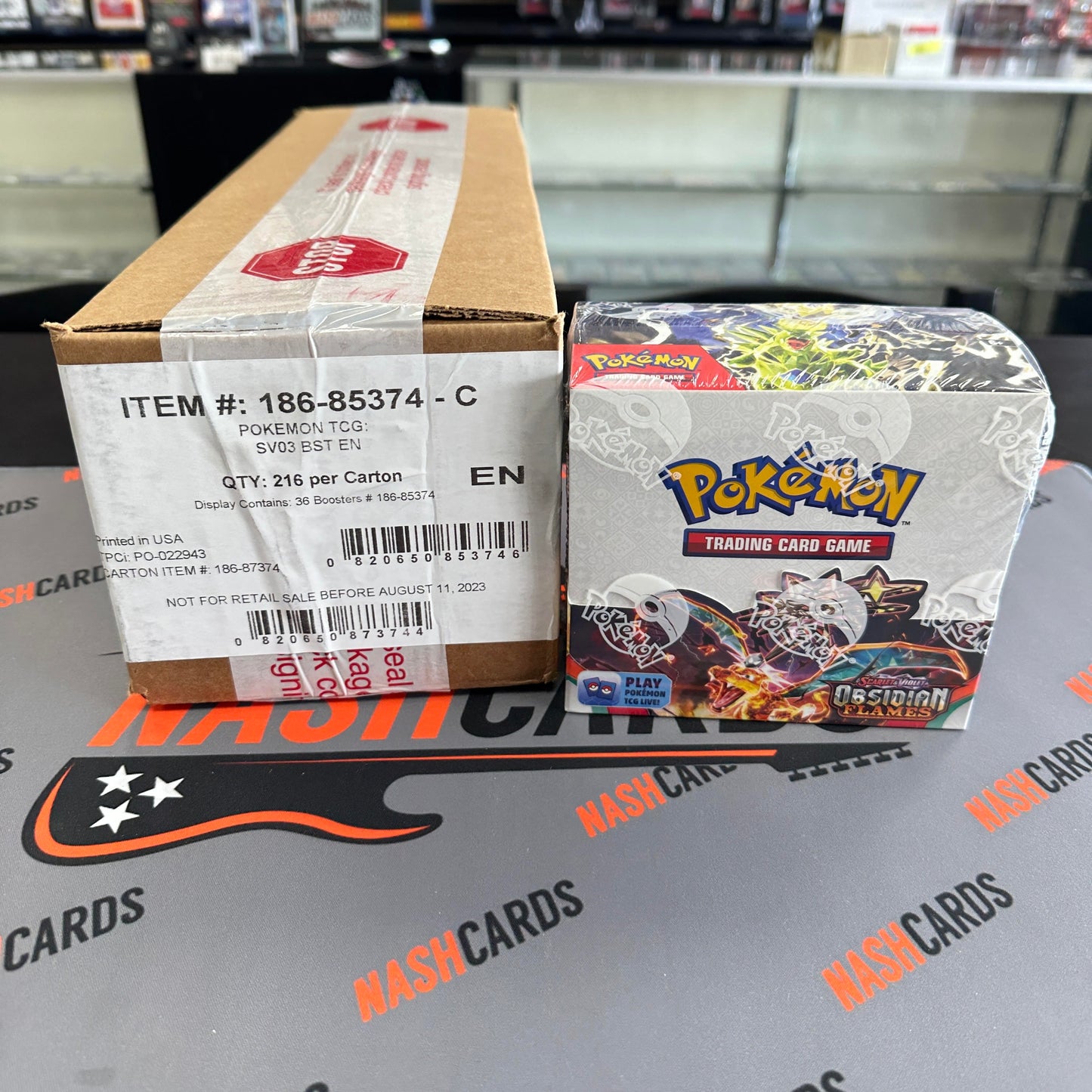 SV03 Obsidian Flames Booster Case (6 boxes/case)