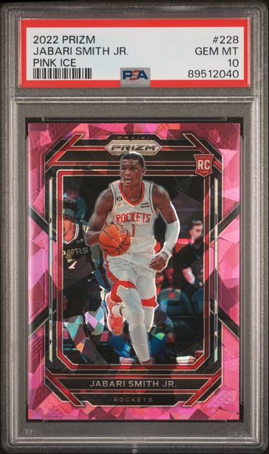 2022 PANINI PRIZM JABARI SMITH JR. PINK ICE #228 PSA 10 GEM MT