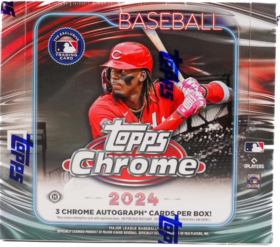 2024 Topps Chrome Baseball Hobby Jumbo Box